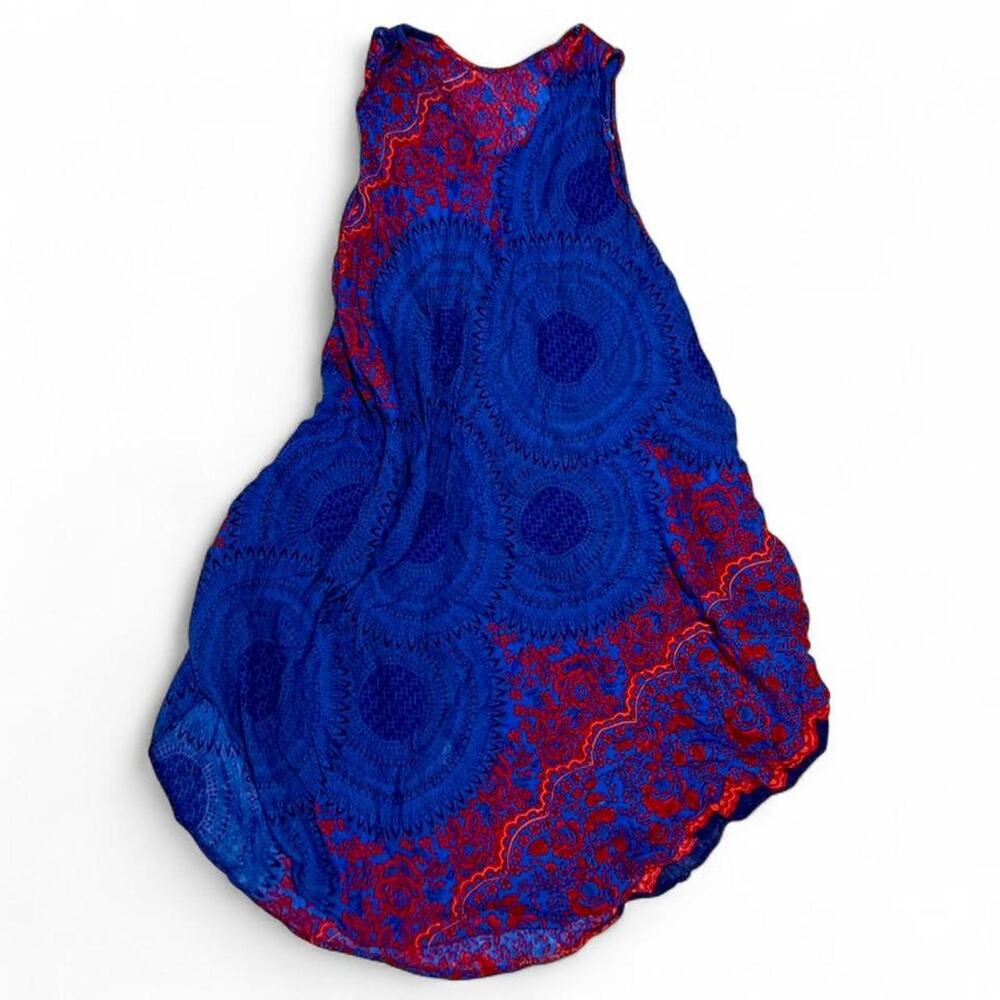 Vintage colorful boho flowy dress